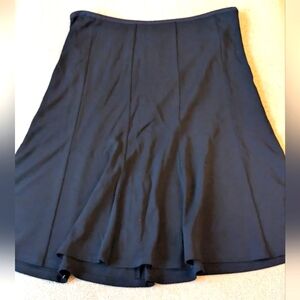 Size 8 black Tahari flared skirt